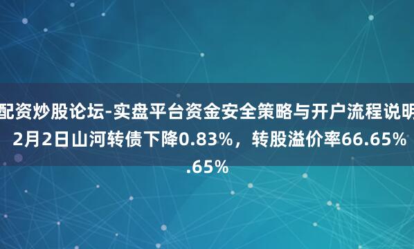 配资炒股论坛-实盘平台资金安全策略与开户流程说明 2月2日山河转债下降0.83%，转股溢价率66.65%