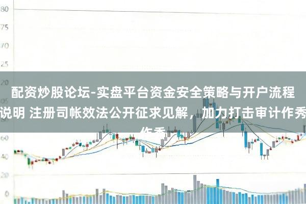 配资炒股论坛-实盘平台资金安全策略与开户流程说明 注册司帐效法公开征求见解，加力打击审计作秀